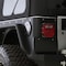Smittybilt 9706 WRANGLER TJ/LJ GAS COVER  BILLET STYLE  GLOSS BLACK 75006 - alternate 3